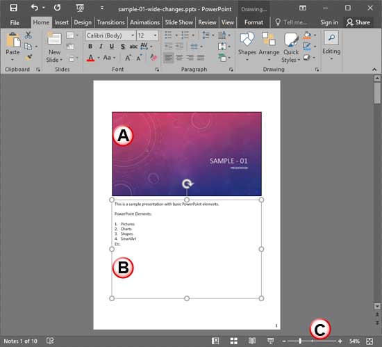trying to print notes page in powerpoint for mac but getting regular pages of powerpoinnt instead